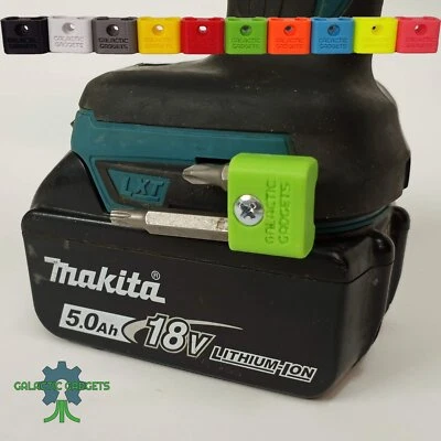 Magnetic Bit Holder Clip - Makita 18V Drill, Impact Driver - Drill Bit Organizer - Image 1 of 4