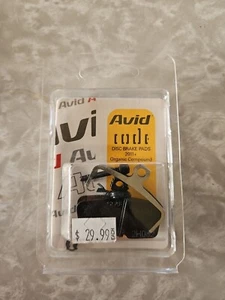 Avid Code 2011+ Organic Pad Steel Backing Plate Replacement Disk Brake Pads New - Picture 1 of 2