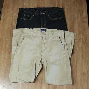 2 pc Lot Size 10 Wonder Nation Jeans & Place Khakis LN Great Condition - Picture 1 of 11