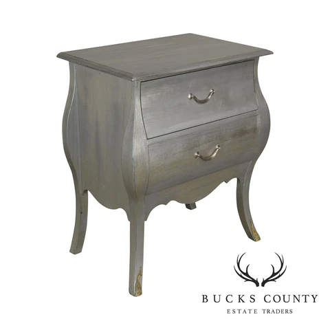 Louis XV Style Silver Bombe Chest Cover