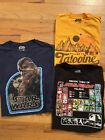 Lot 3: Star Wars T-Shirt Men?S Size Medium M - Chewbaca Tatooine Periodic Disney