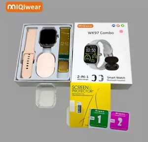 2 in 1 smartwatch with earbuds (BLACK) - Picture 1 of 5