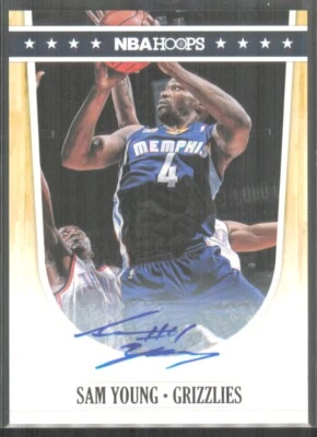 2011-12 Panini NBA Hoops Autographs Sam Young Auto #112 - Image 1 of 2
