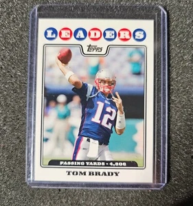 2008 Topps #286 Tom Brady New England Patriots Tampa Bay Buccaneers ๐ Goat Tb12 - Picture 1 of 2