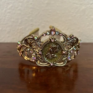 Disney Beauty and the Beast Belle Tiara Accessory Gold Metal Tiara Disney Store - Picture 1 of 6