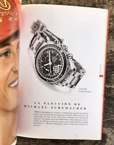 Catálogo OMEGA 2003 Spanish Constellation Seamaster Speedmaster Schumacher FABRICANTE DE EQUIPOS ORIGINALES - Imagen 1 de 12