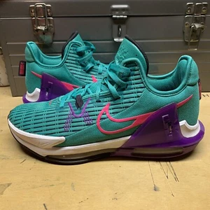 Nike Lebron Witness VI Clear Emerald/Wild Berry CZ4052-300 Herren Sportschuhe Größe 10,5 - Bild 1 von 9