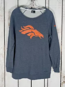 Nike Team Denver Broncos Apparel Damen Größe Small Sweatshirt French Terry grau - Bild 1 von 8