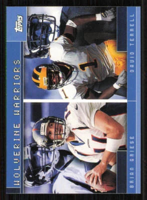 2001 Topps Combos #TC7 Brian Griese/David Terrell - Image 1 of 2