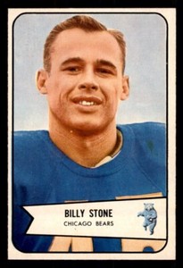 1954 Bowman Football #106 Billy Stone NM *d2
