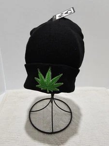 Medias de invierno negras hoja de cannabis - Imagen 1 de 1