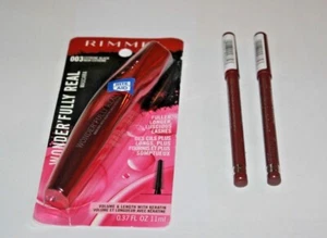 Rimmel Lasting Finish 1000 Kisses Lip Liner 2x #071 + Mascara #003 Lot Of 3 New - Picture 1 of 2
