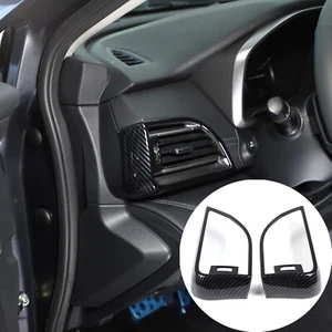 For Subaru Outback 2021-2023 ABS Carbon Instrument Side  Air Outlet Frame Cover - Picture 1 of 12