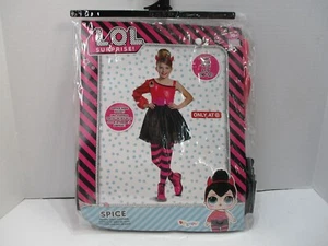 Lol Sorpresa Especias Disfraz Niñas Grande 10-12 Rosa Vestido Leggings Sin Diadema Nuevo - Imagen 1 de 10
