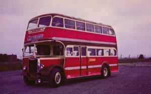 1948 Leyland PDI Duple Split Cab Double Decker, UK Issue Postcard: 5.5x3.5 Inch - Picture 1 of 2