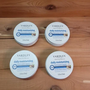 Lot Of 4 Yardley London Daily Moisturizing Face & Body Creams - 2.53 oz Each - Picture 1 of 5