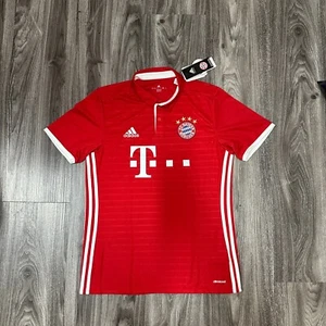CAMISETA ADIDAS 2016-17 BAYERN MUNCHEN LOCAL COLOR ROJO HOMBRE TALLA MEDIANA SOLAMENTE - Imagen 1 de 17