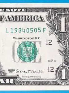 1934 May 5 : L 19340505 F BIRTHDAY Note $1 One Dollar Bill - Picture 1 of 3