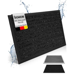 Fußmatte Eingangsmatte Tür Fußabstreifer Außenmatte Rahmen 70x100 cm Anthrazit - Bild 1 von 7