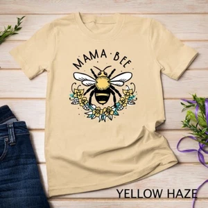 Womens Mama Bee Honey Beekeeper T-Shirt Unisex T-shirt - Picture 1 of 16