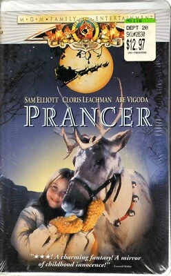 Prancer VINTAGE SEALED VHS Cassette Clamshell Edition Sam Elliott Abe Vigoda - Image 1 of 2