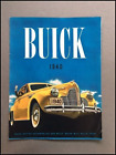 1940 Buick Vintage Sales Brochure Catalog Roadmaster Century Special Limited