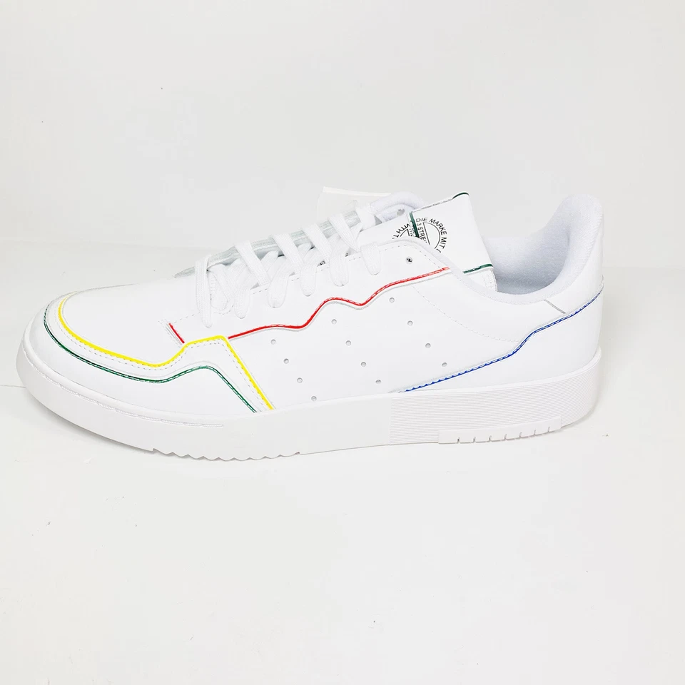 New adidas Supercourt Men’s Sneakers White Team Royal Blue Size 12 - Image 1 of 4