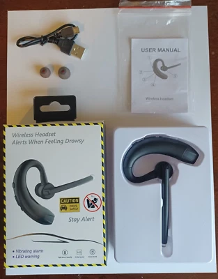 Stay Alert-Bluetooth Handsfree Safety Device- A MUST HAVE FOR ALL DRIVERS $55.50 - Image 1 of 4