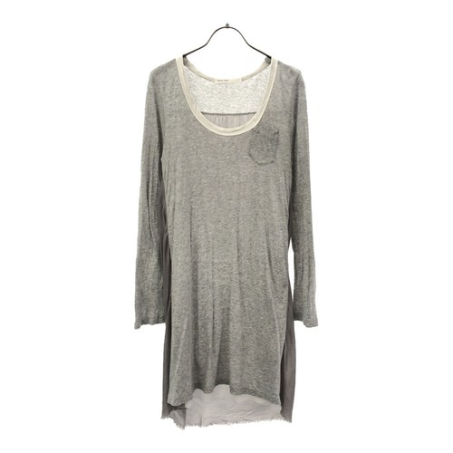 sacai luck made in Japan abito donna manica lunga al ginocchio