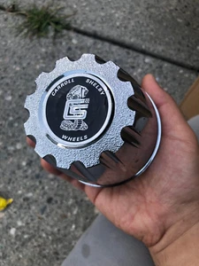 Carroll Shelby Wheels CS1 Chrome Aftermarket Wheel Center Rim Cap Hub Cover CS - Picture 1 of 7