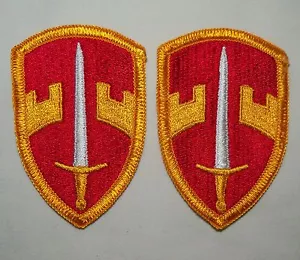 PAIR Original:"VIETNAM US MILITARY ASSISTANCE COMMAND PATCHES" (Unissued, 1968) - Picture 1 of 4