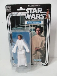 HASBRO STAR WARS SERIE NEGRA 40 ANIVERSARIO NUEVA ESPERANZA PRINCESA LEIA ORGANA NUEVO - Imagen 1 de 10