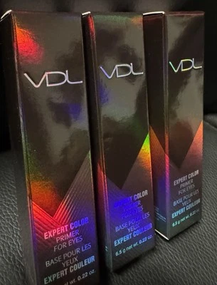 NEW (3) Sealed VDL Expert Color Primer for EYES 6.5 grams .22 oz.   Lot Of 3 - Image 1 of 3