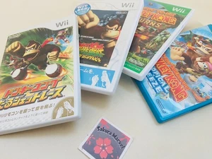 Nintendo Wii U Donkey Kong Barrel Blast Jungle Beat Country Returns Tropical JP - Picture 1 of 60