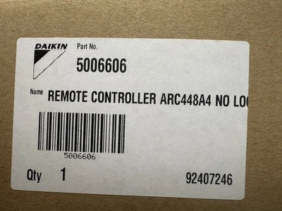 Télécommande Daikin ARC448A2 – Neuve / Destockage – Compatible climatiseurs - Photo 1/2