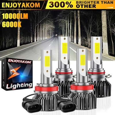 Kit de bombillas LED de haz alto bajo para Ford Escape 2013-2021 9005+H11 Foto 1 de 4