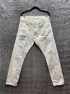 Denim & Supply Ralph Lauren Slim Distressed Denim Jeans Weiß Herren Größe 32 x 32 - Bild 1 von 20