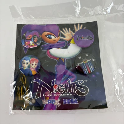 Rare Nights Into Dreams... Promo Pin Badge Set New Sega PAX East 2012 - Image 1 of 2