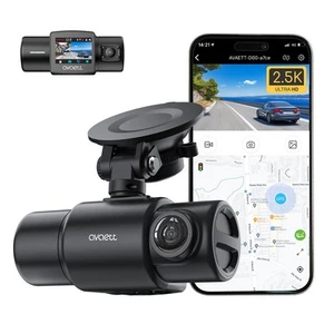 Dual Dash Cam Front and Inside - 2.5K+1080P Dash Camera for Cars with Wi-Fi &... - Picture 1 of 9