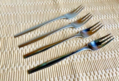Dansk VARIATION V Stainless Flatware Silverware - Set of 4 Dinner Forks (Korea) - Image 1 of 3