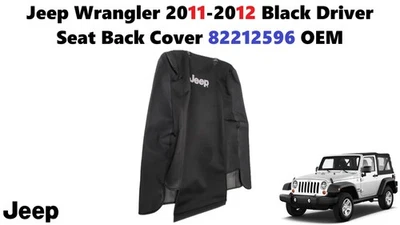 Cubierta trasera asiento conductor Jeep Wrangler 2011-2012 negra 82212596 Foto 1 de 4