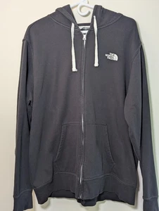 The North Face Men's Y2K Zip Hoodie XL Logo On Hood Athleisure Streetwear - Picture 1 of 6