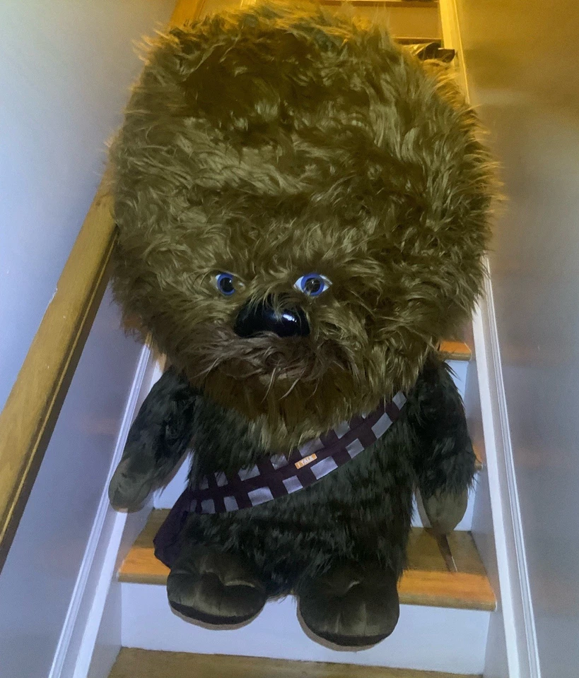 Peluche parlante Star Wars Chewbacca 4 pies de alto nuevo con etiquetas Foto 1 de 3