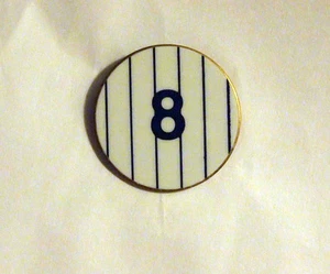 The New York Yankees #8 Yogi Berra Bill Dickey Baseball Pin Lapel Pin Retired - Picture 1 of 2