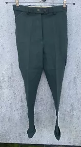 Nuovo Phoenix donna verde scuro spina di pesce Jodhpurs 26 Reg - Foto 1 di 3