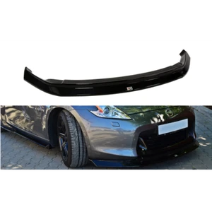 Front Diffuser Diffusor Maxton Design Gloss Black Abs For Nissan 370Z - Picture 1 of 5
