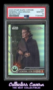 2023 Topps Chrome Star Wars Refractor #56 General Leia Organa PSA 10 (GEM MINT) - Bild 1 von 2