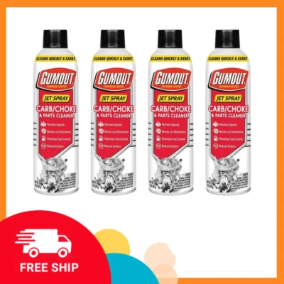 Gumout Carb And Choke Carburetor Cleaner 14 Oz. Engine Parts Spray (Pack of 4) - Image 1 of 4