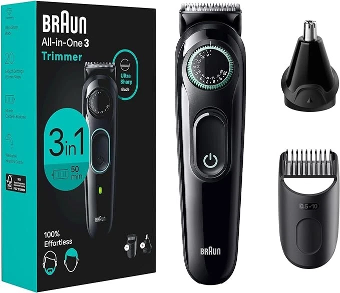 Braun All-in-One 3 in 1 trimmer ultra sharp blade AIO343 - Image 1 of 1