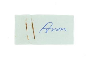 LORD AVON SIR ANTHONY EDEN signed cut PRIME MINISTER OF THE UNITED KINGDOM - Picture 1 of 3